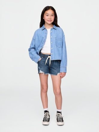 Låg resning för barn, UltraSoft Stride Easy jeansshorts