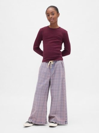 Låg tajt lätt baggy jeans för barn