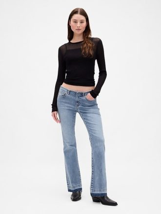 Låga och smala jeans