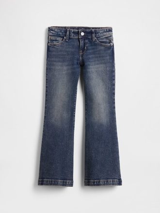 Lågfärgade flare jeans för barn