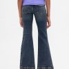 Lågfärgade flare jeans för barn