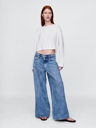Lågt hängande extra baggy jeans