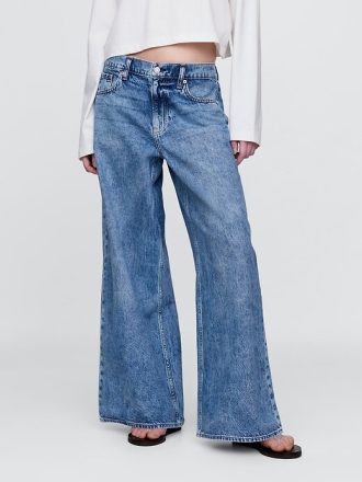 Lågt hängande extra baggy jeans