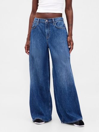 Lågt hängande extra baggy jeans