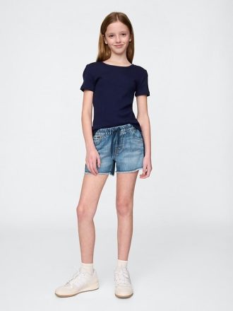 Lågväxt jeansshorts för barn