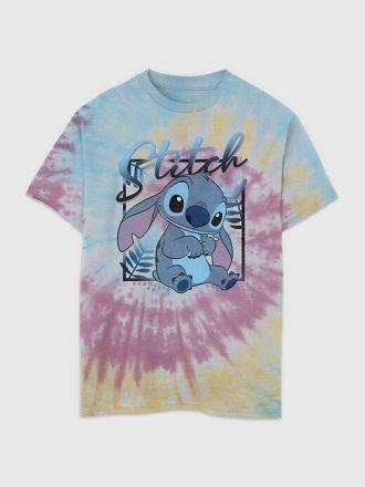 Lilo och Stitch Tie Dye grafisk t-shirt för barn