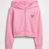 Lilo & Stitch Kids French Terry Crop Hoodie med dragkedja Lilo & Stitch Kids French Terry Crop Hoodie med dragkedja