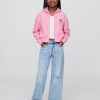 Lilo & Stitch Kids French Terry Crop Hoodie med dragkedja Lilo & Stitch Kids French Terry Crop Hoodie med dragkedja