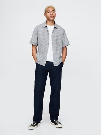 Linne-bomull Khakis