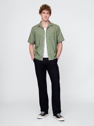 Linne-bomull Khakis