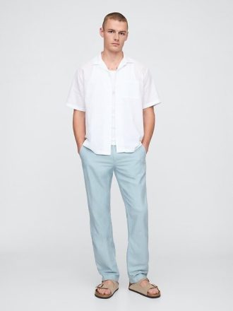 Linne-bomull Khakis