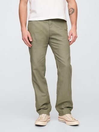Linne-bomull Khakis