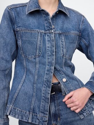 Longline jeansjacka Longline jeansjacka
