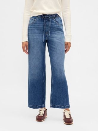 Low Slung UltraSoft Relaxed Crop Jeans