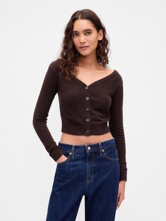 Lättvikts CashSoft Crop-knapp framtill