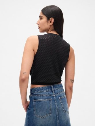 Lättvikts CashSoft Crop linne
