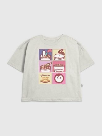 Maruchan Noodle Grid Grafisk T-shirt för barn