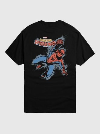 Marvel Grunge Spiderman kortärmad T-shirt