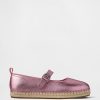 Mary Jane Espadrilles i metall för barn