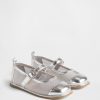 Mary Jane Flats i metalliskt mesh för småbarn