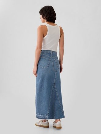 Maxikjol i jeans