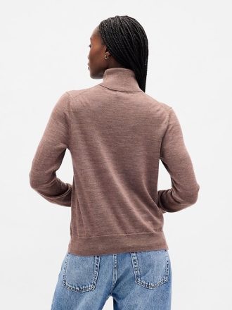 Merino tröja med turtleneck