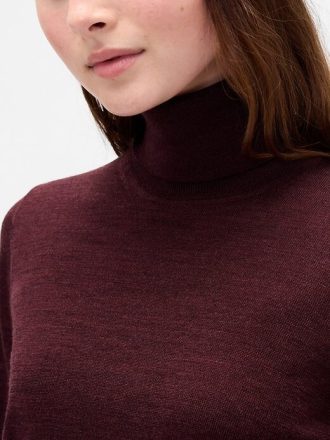 Merino tröja med turtleneck