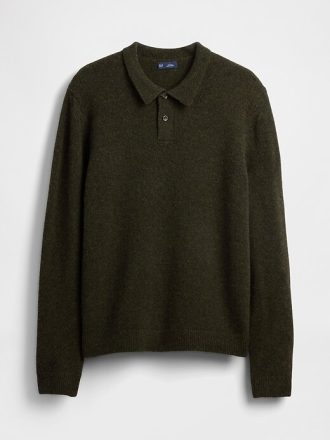 Merino ullblandning pikétröja