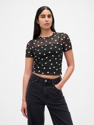 Mesh Crop T-shirt Mesh Crop T-shirt