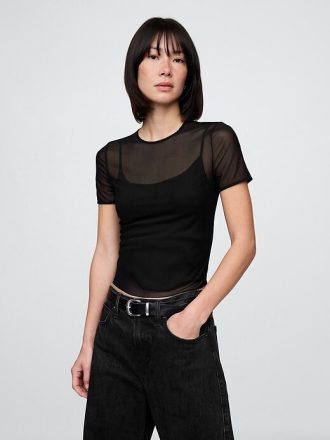 Mesh Crop T-shirt Mesh Crop T-shirt