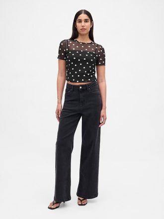 Mesh Crop T-shirt Mesh Crop T-shirt