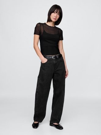 Mesh Crop T-shirt Mesh Crop T-shirt