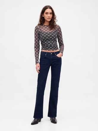 Mesh Crop T-shirt
