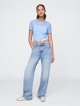 Mesh Crop T-shirt