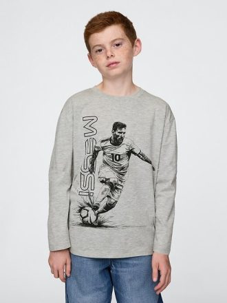 Messi grafisk T-shirt för barn