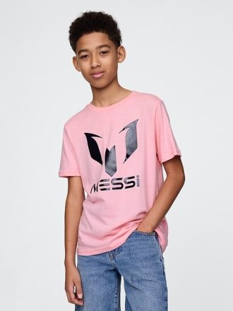 Messi grafisk T-shirt för barn