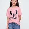 Messi grafisk T-shirt för barn