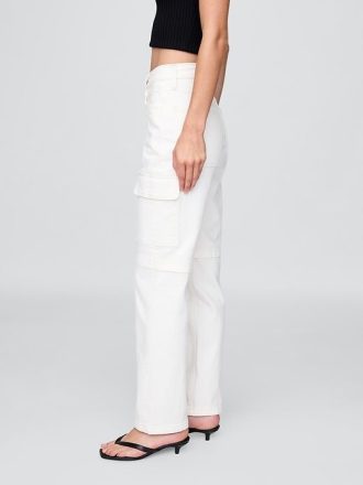 Mid Rise 90-tal Loose Cargo Jeans