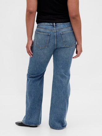 Mid Rise Relaxed Flare Jeans