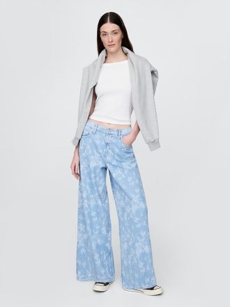 Mid Rise UltraSoft Baggy Jeans