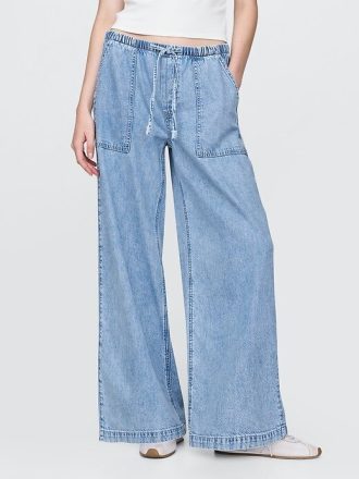 Mid Rise UltraSoft Easy Baggy Jeans