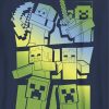 Minecraft för barn Steve och Alex VS Mobs grafisk t-shirt Minecraft för barn Steve och Alex VS Mobs grafisk t-shirt