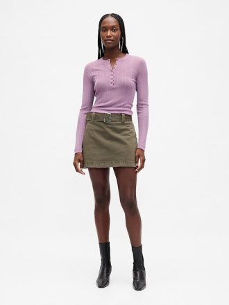 Mini Skort med bälte