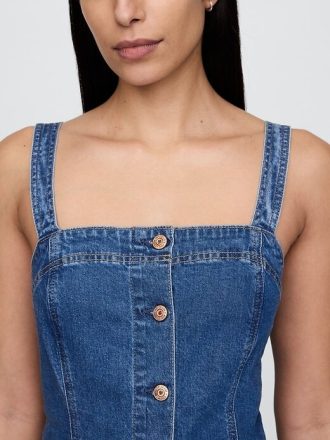 Miniklänning i jeans