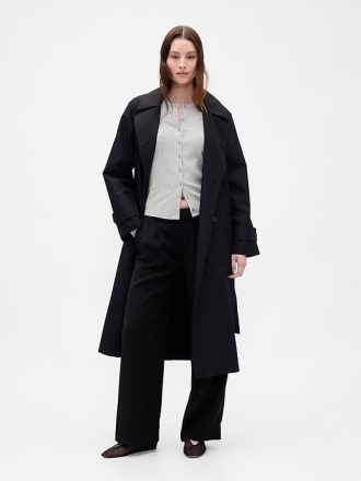 Modern crewneck cardigan