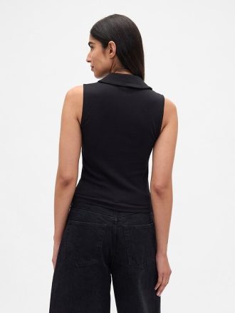 Modern Polo Crop Linne
