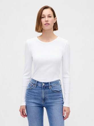 Modern Rib Crop T-shirt