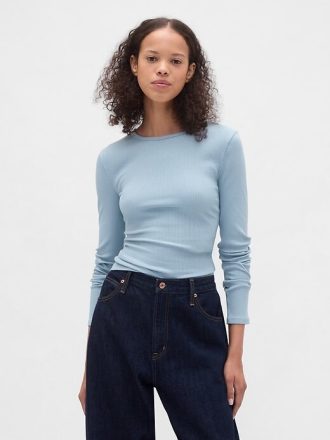 Modern Rib Crop T-shirt