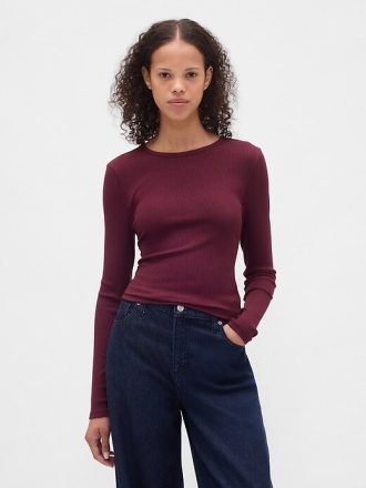 Modern Rib Crop T-shirt