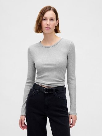 Modern Rib Crop T-shirt